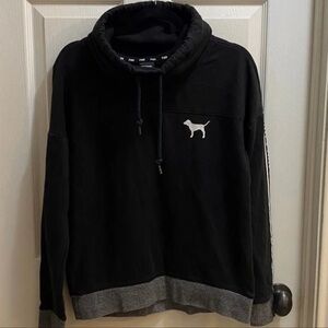 PINK Victoria Secrets Black Pullover Sweater Size Small